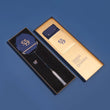 Load image into Gallery viewer, Victor Brave Sword 12 55th Anniversary Deluxe Badminton Racket Gift Box (Midnight Blue) 2023