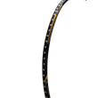 Load image into Gallery viewer, Hundred Nuclear 72 Badminton Racket (Black/White/Gold)