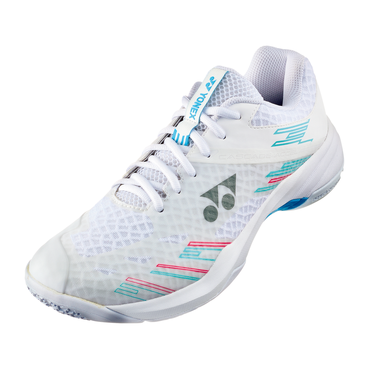 海外モデルYONEX CASCADE ACCEL バドミントンシューズ　24cm 2024 Yonex Power Cushion Cascade Accel Wide Shoes (White