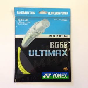 Yonex BG66UM Ultimax Badminton String Set
