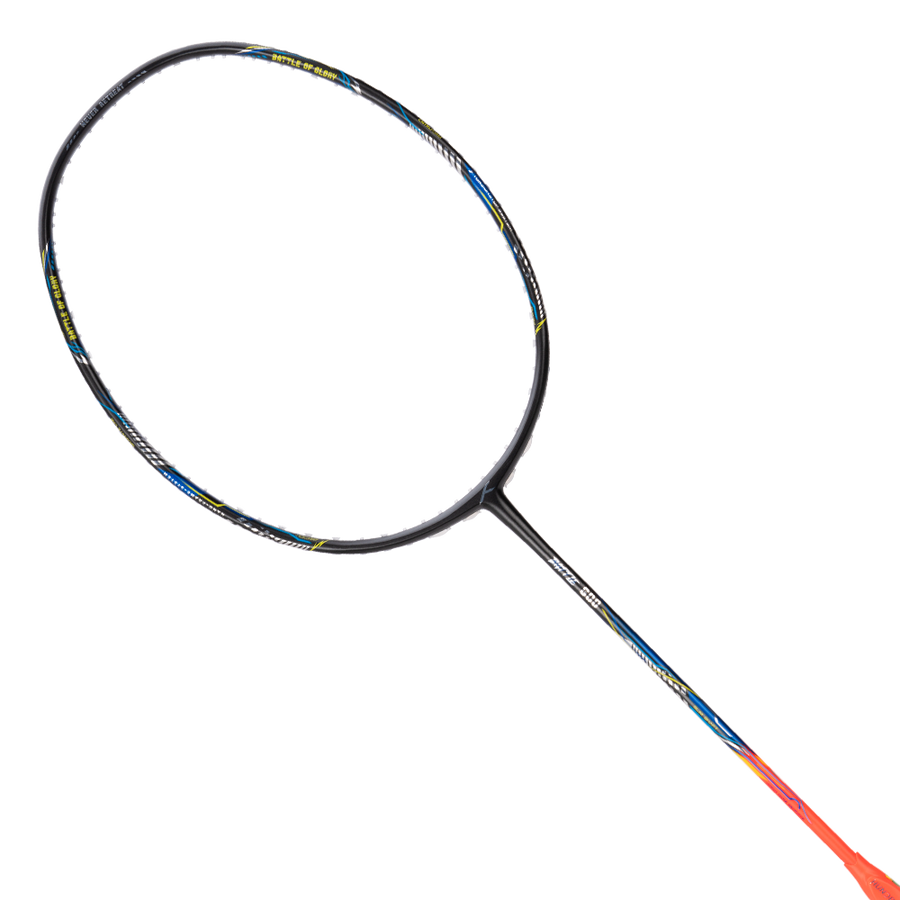 Hundred Battle 600 Badminton Racket (Dark Grey/Orange/Silver)