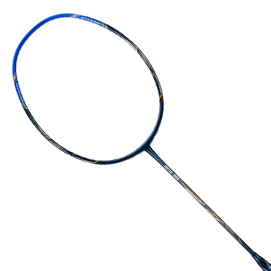 Hundred Battle 600 Badminton Racket (Navy/Gold/Blue)