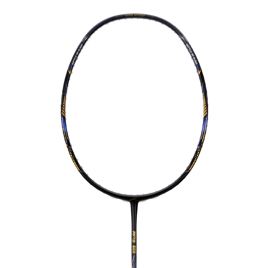 Hundred Battle 600 Badminton Racket (Black/Gold/Blue)