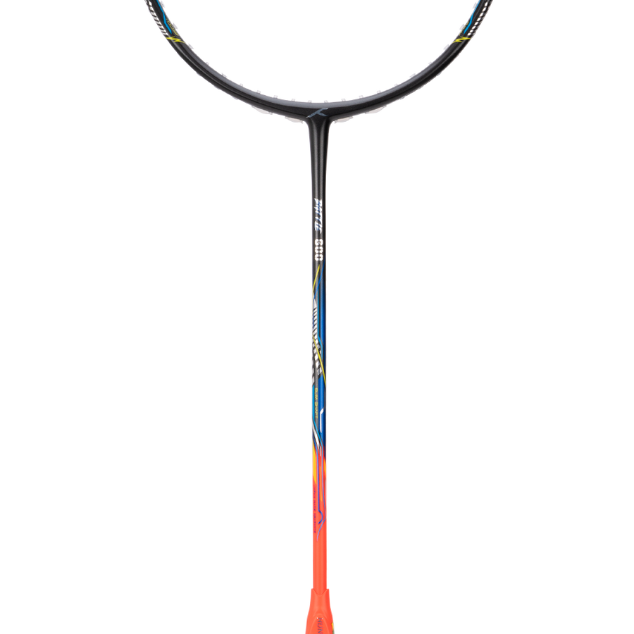 Hundred Battle 600 Badminton Racket (Dark Grey/Orange/Silver)