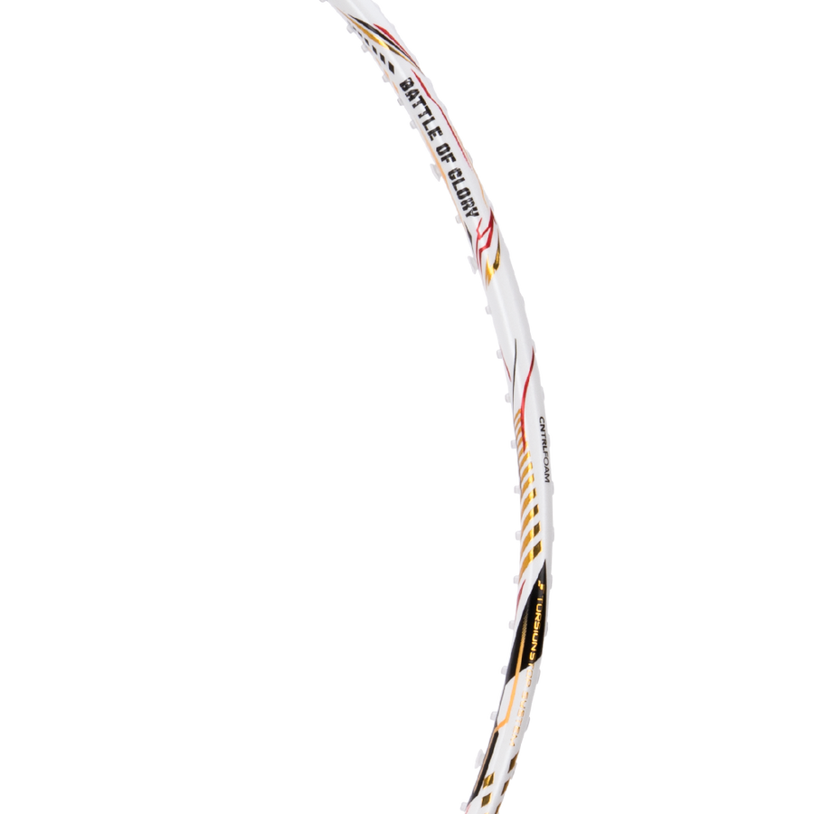 Hundred Battle 600 Badminton Racket (White/Verdigris/Gold)