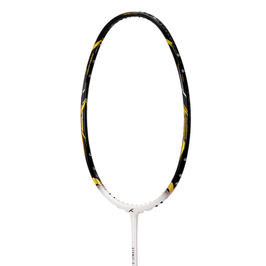 Hundred Atomic X Dark Sword Badminton Racket (White/Black)
