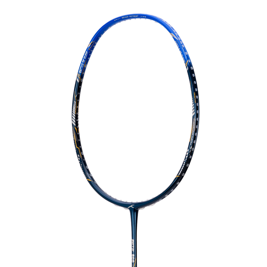 Hundred Battle 600 Badminton Racket (Navy/Gold/Blue)