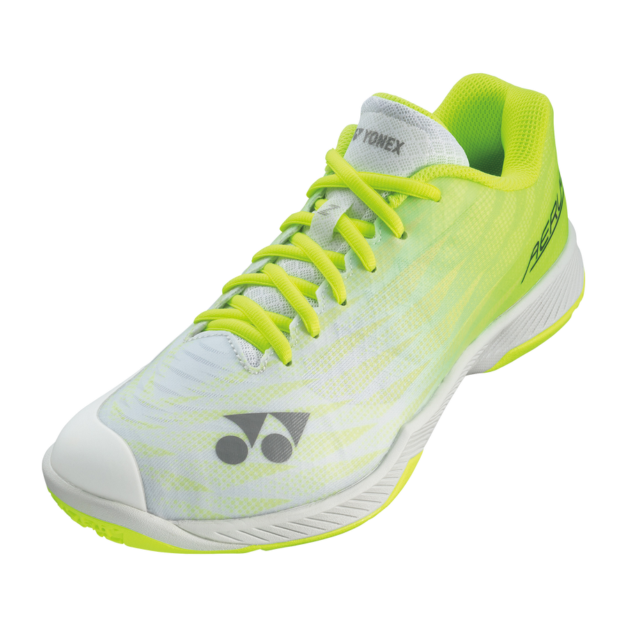 2023 Yonex Power Cushion Aerus Z2 Unisex Wide Badminton Shoes (Grey/Yellow)