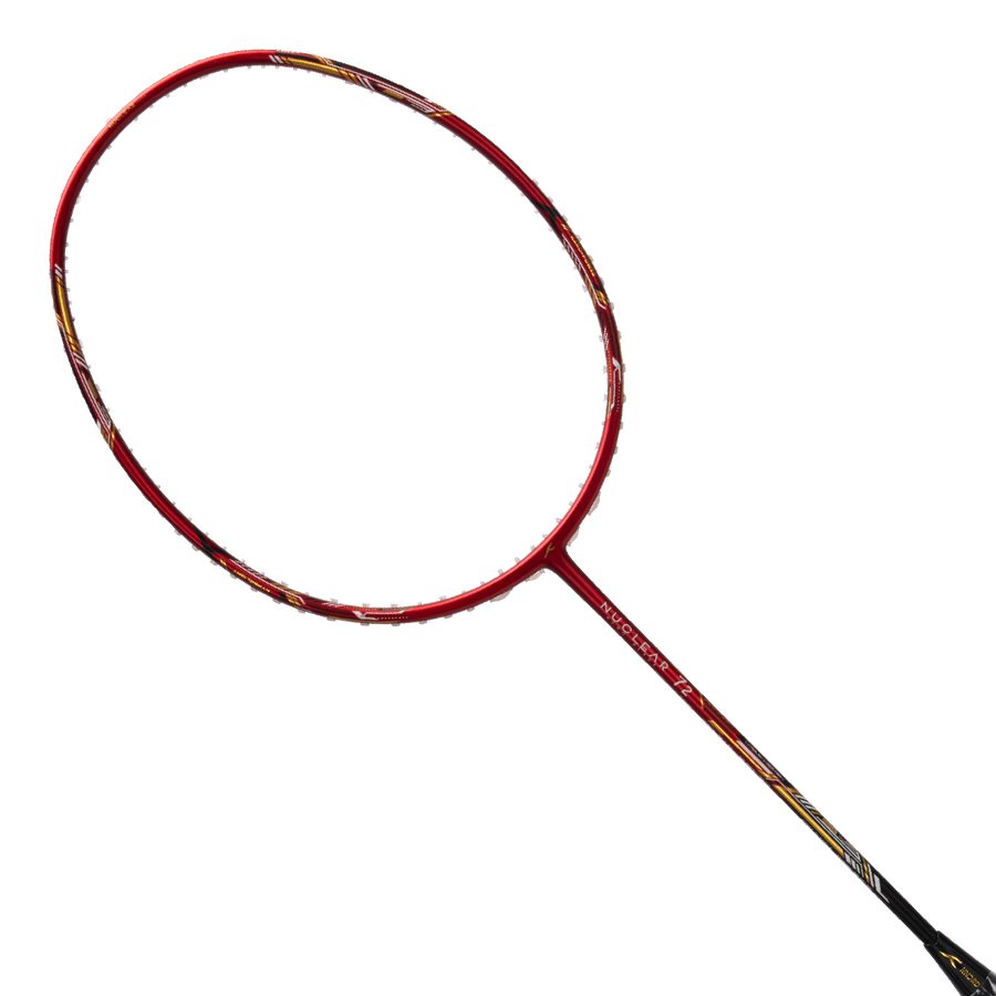 Hundred Nuclear 72 Badminton Racket (Dark Red/Black/Gold)