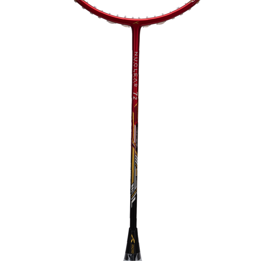 Hundred Nuclear 72 Badminton Racket (Dark Red/Black/Gold)