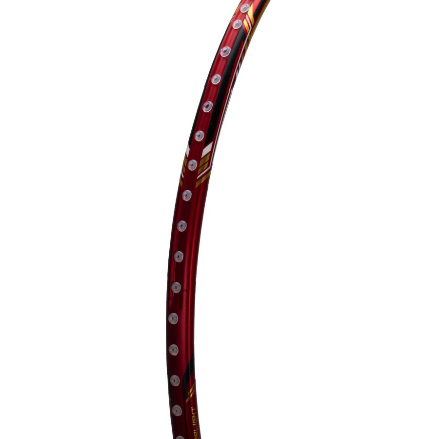Hundred Nuclear 72 Badminton Racket (Dark Red/Black/Gold)