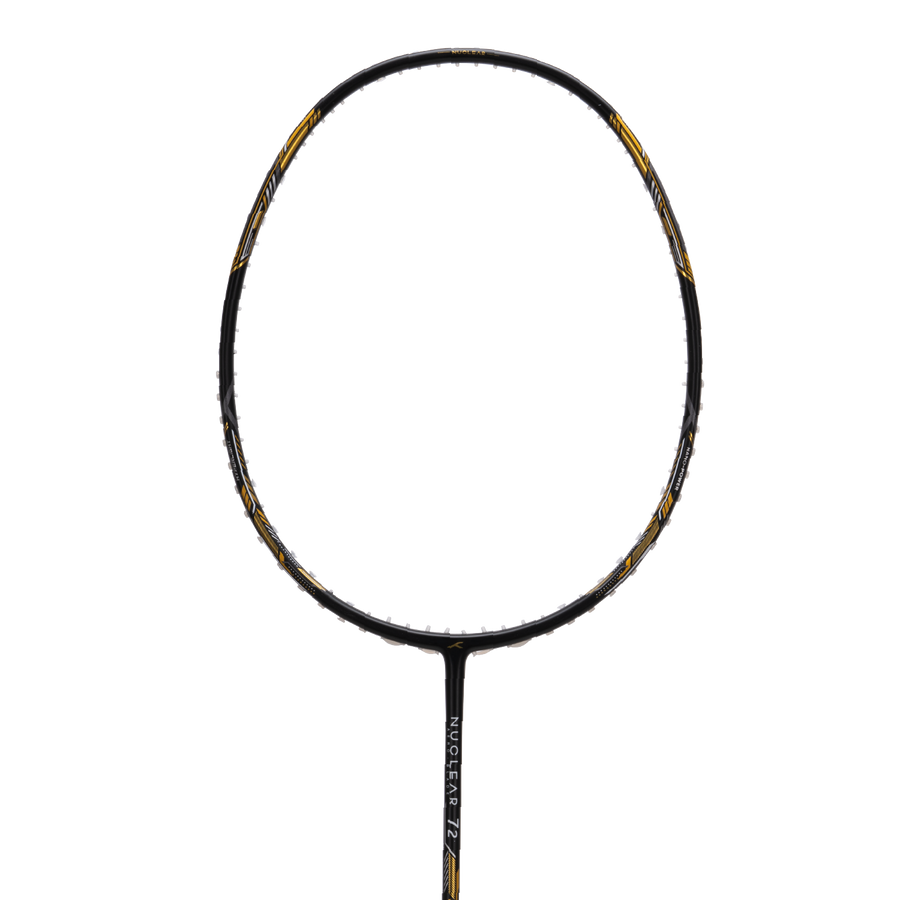 Hundred Nuclear 72 Badminton Racket (Black/Gold/Grey)