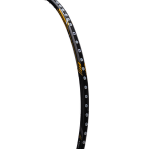 Hundred Nuclear 72 Badminton Racket (Black/Gold/Grey)