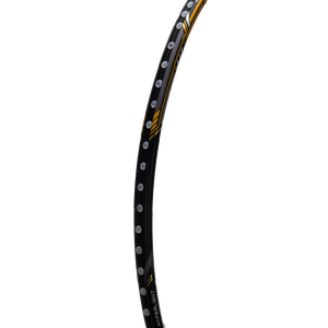 Hundred Nuclear 72 Badminton Racket (Black/Gold/Grey)