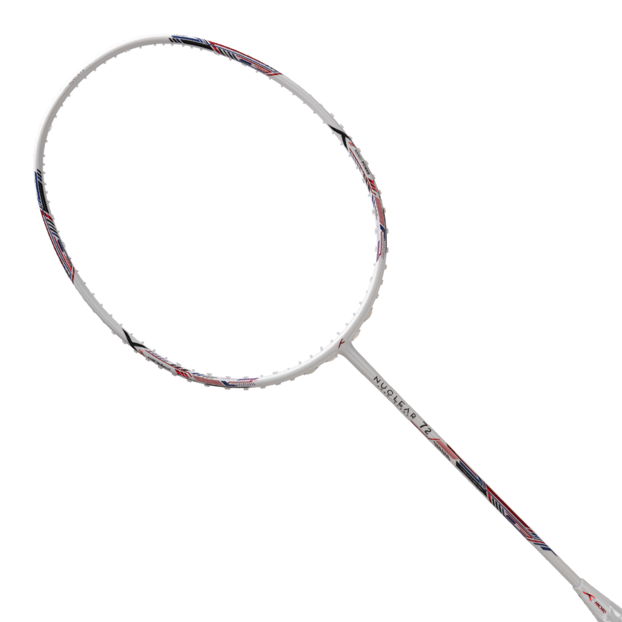 Hundred Nuclear 72 Badminton Racket (White/Red/Black)