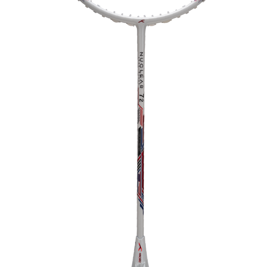 Hundred Nuclear 72 Badminton Racket (White/Red/Black)