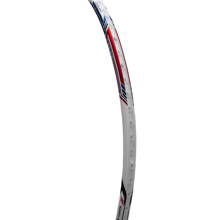 Hundred Nuclear 72 Badminton Racket (White/Red/Black)