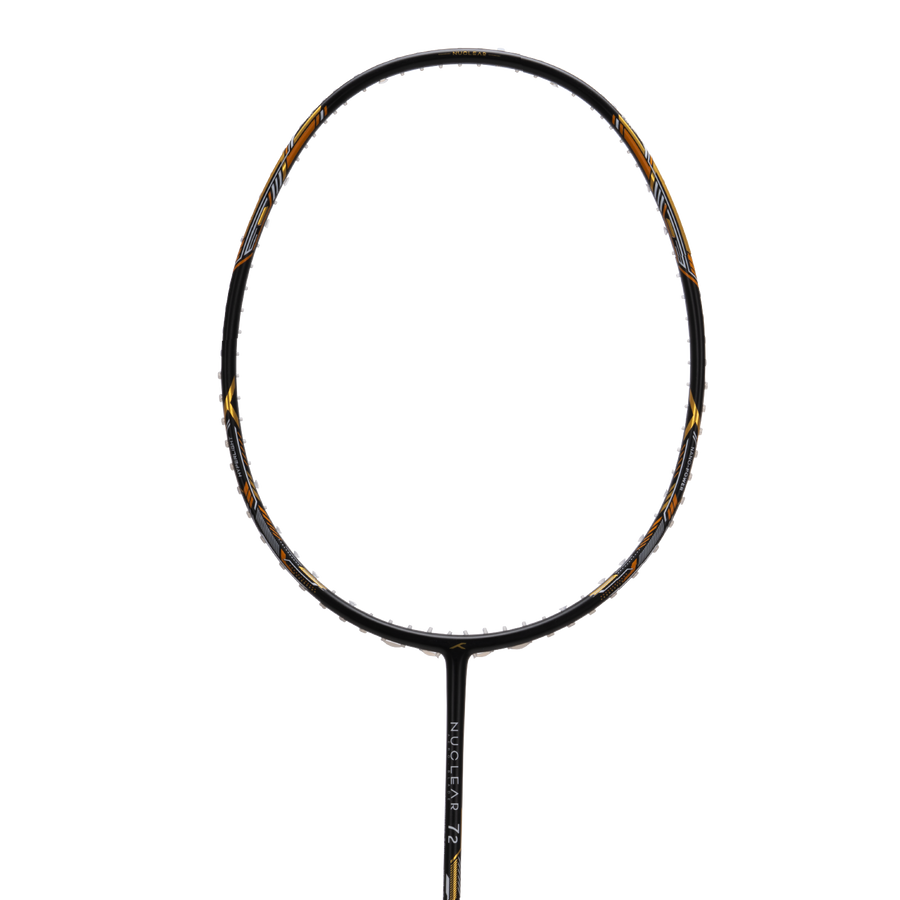 Hundred Nuclear 72 Badminton Racket (Black/White/Gold)