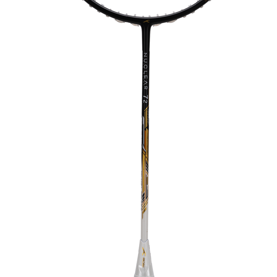 Hundred Nuclear 72 Badminton Racket (Black/White/Gold)