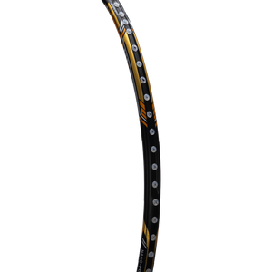 Hundred Nuclear 72 Badminton Racket (Black/White/Gold)