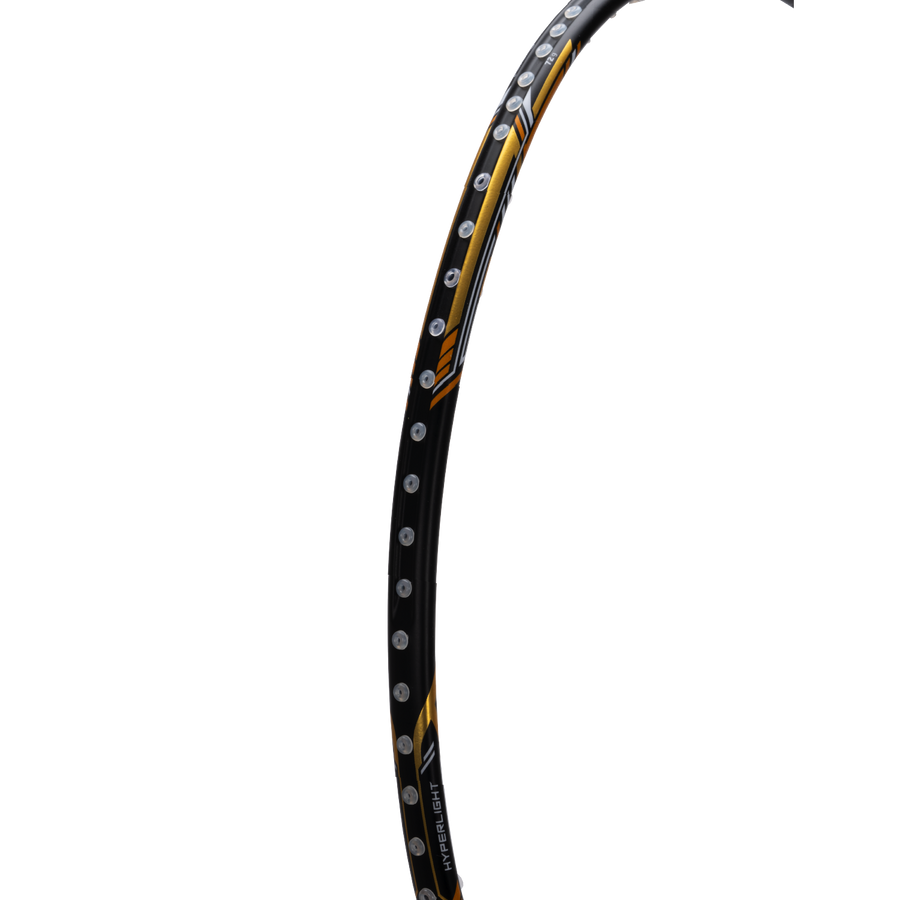 Hundred Nuclear 72 Badminton Racket (Black/White/Gold)