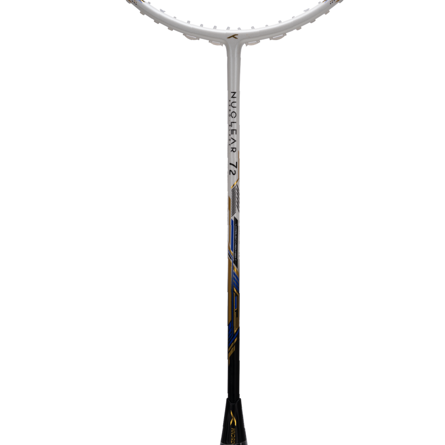 Hundred Nuclear 72 Badminton Racket (White/Black/Blue)