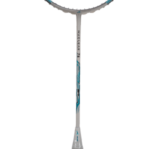 Hundred Nuclear 78 Badminton Racket (White/Blue)