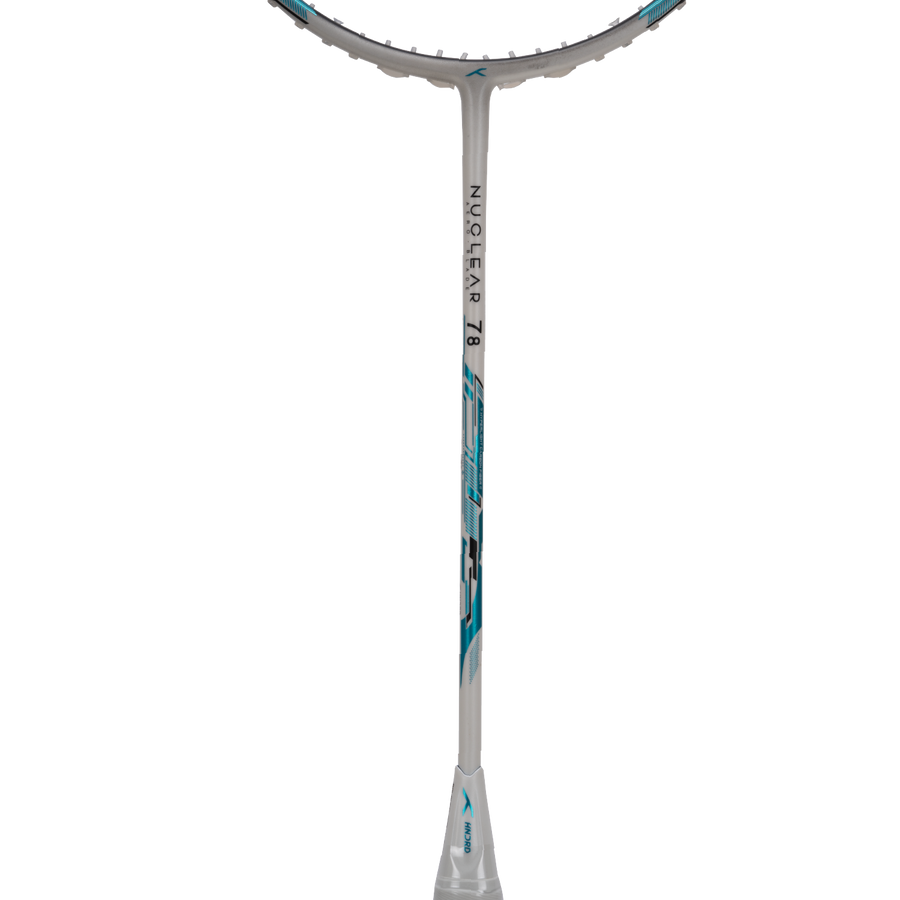 Hundred Nuclear 78 Badminton Racket (White/Blue)