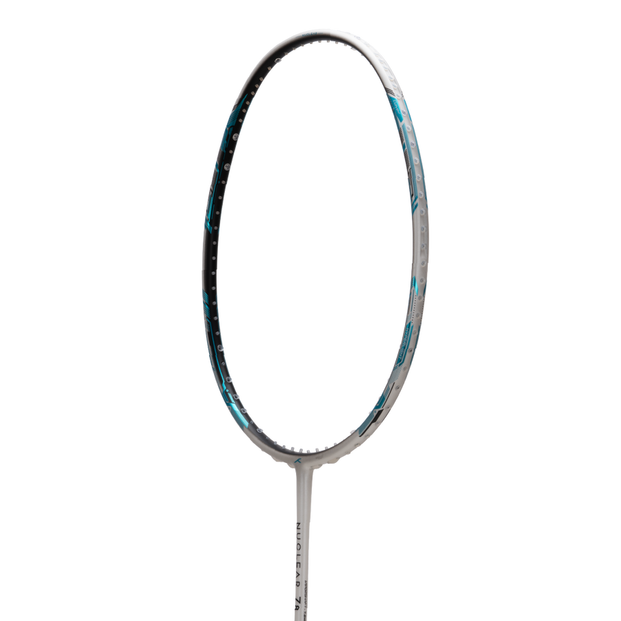 Hundred Nuclear 78 Badminton Racket (White/Blue)