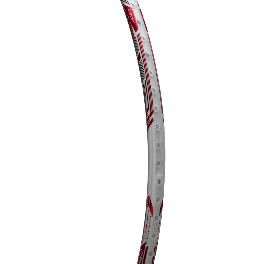 Hundred Nuclear 78 Badminton Racket (White/Red)