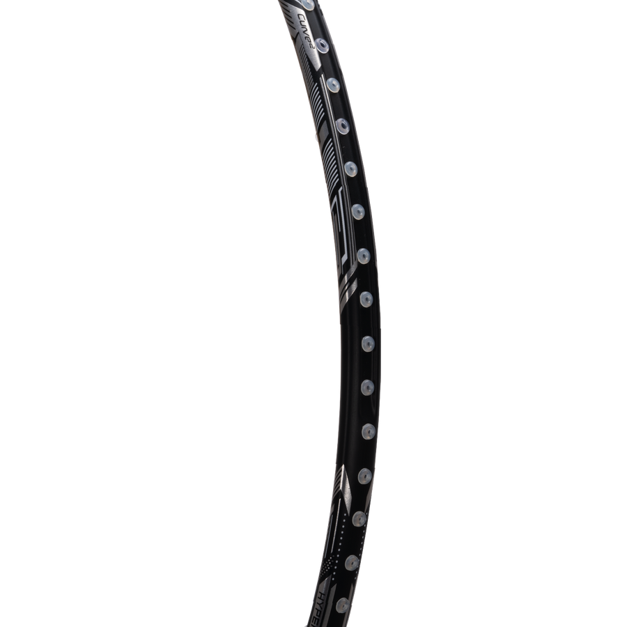 Hundred Nuclear 78 Badminton Racket (Black/Silver)