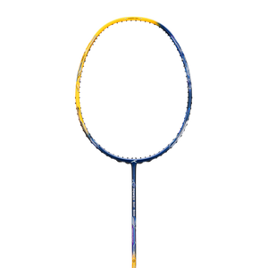 Hundred Power Ray 900 Badminton Racket Prestrung (Navy/Dark Yellow)