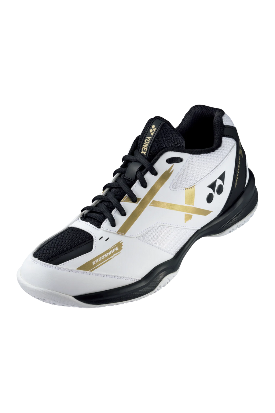 Yonex Power Cushion 39 Wide Unisex Shoes (White/Gold) 2024