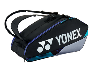 2024 Yonex Pro 6-Piece Badminton Bag BAG92426 (Black/Silver)
