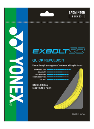 Yonex Exbolt 63 Badminton String Set
