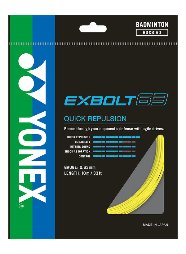 Yonex Exbolt 63 Badminton String Set