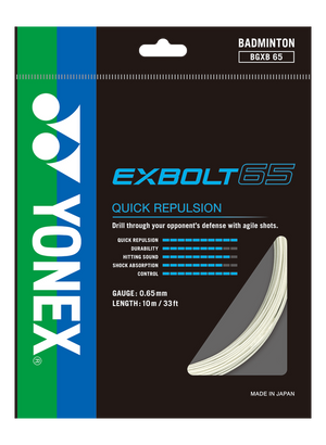 Yonex Exbolt 65 Badminton String Set