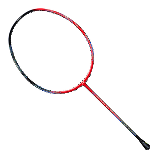 Hundred Power Ray 900 Badminton Racket Prestrung (Orange Red/Black)