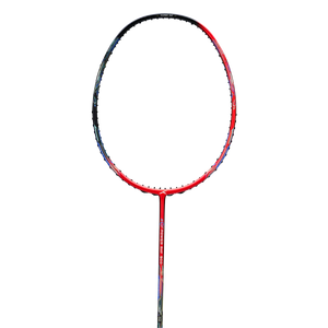 Hundred Power Ray 900 Badminton Racket Prestrung (Orange Red/Black)