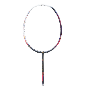 Hundred Power Ray 900 Badminton Racket Prestrung (Dark Grey/White)