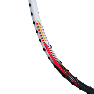 Hundred Power Ray 900 Badminton Racket Prestrung (Dark Grey/White)