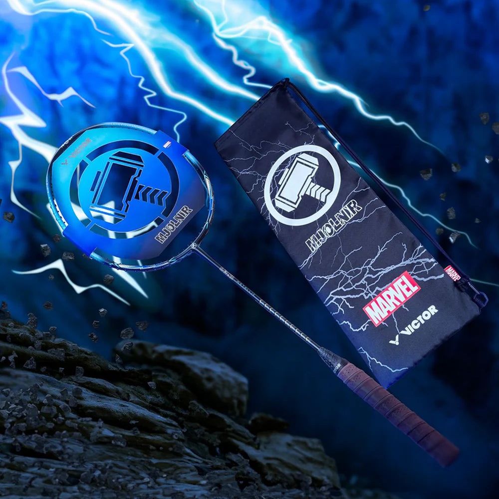 Victor Racket Thor 2024 Victor x Marvel Thor Mjolnir Thruster K (Pale Blue ...