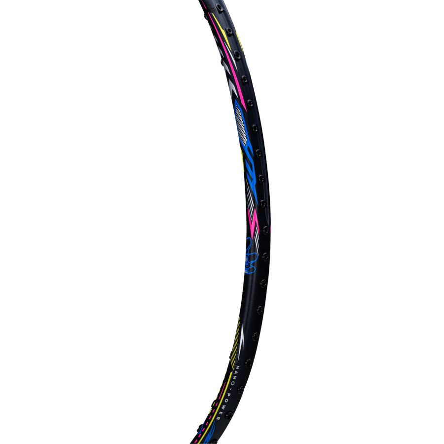 Hundred T-Rex 800 Badminton Racket Prestrung (Navy)