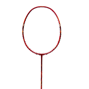 Hundred T-Rex 800 Badminton Racket Prestrung (Dark Red)