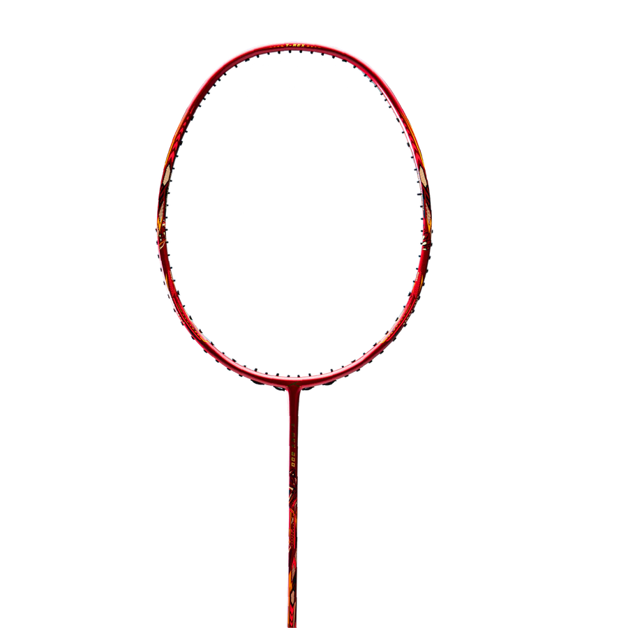 Hundred T-Rex 800 Badminton Racket Prestrung (Dark Red)