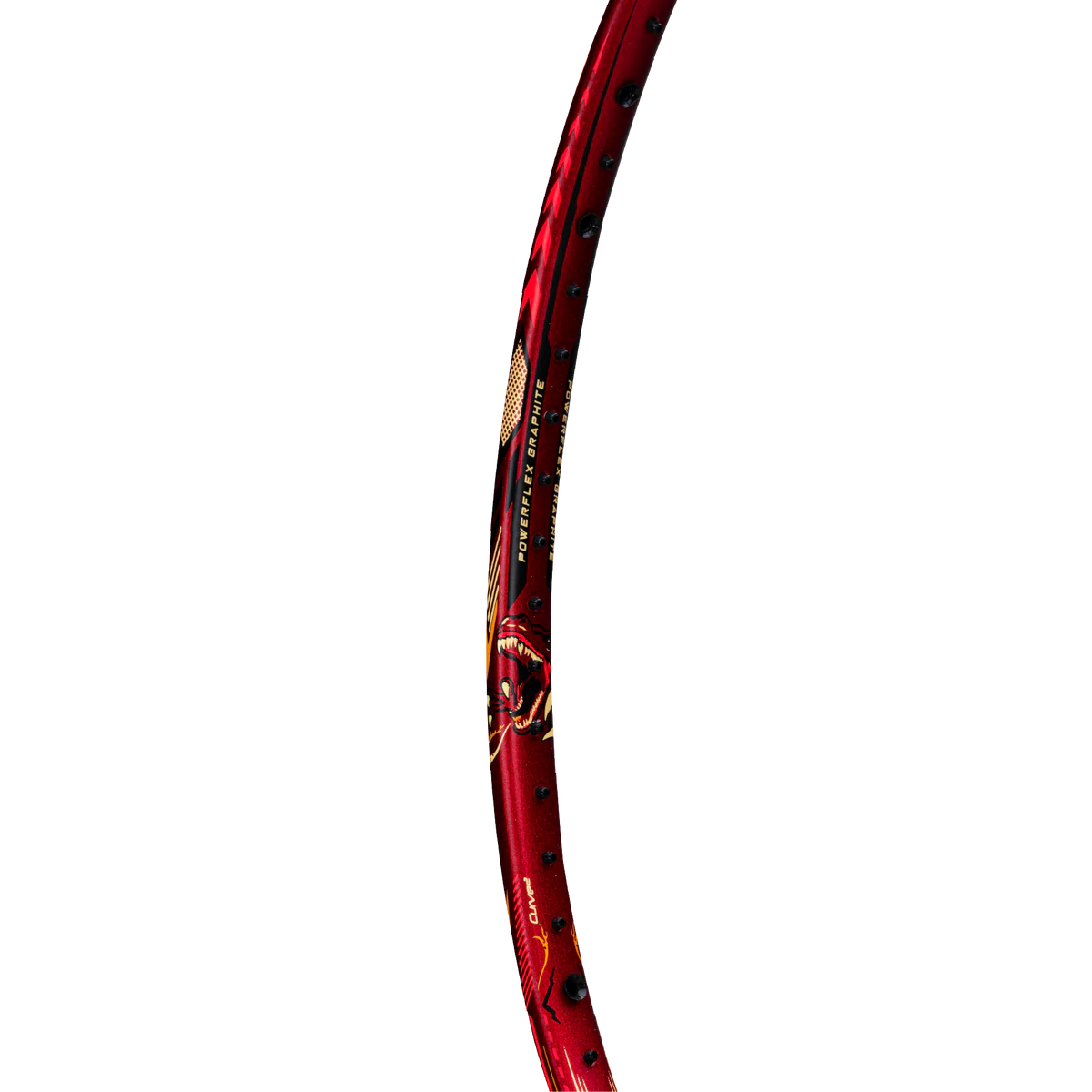 Hundred T-Rex 800 Badminton Racket Prestrung (Dark Red ...