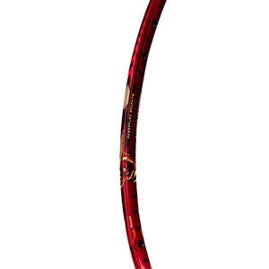 Hundred T-Rex 800 Badminton Racket Prestrung (Dark Red)