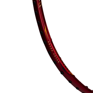 Hundred T-Rex 800 Badminton Racket Prestrung (Dark Red)