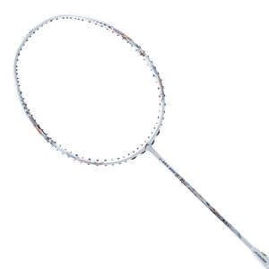 Hundred T-Rex 800 Badminton Racket Prestrung (White)