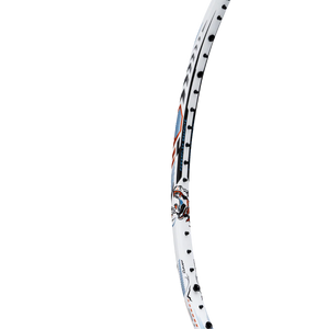 Hundred T-Rex 800 Badminton Racket Prestrung (White)